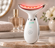 LaserWave white T-shaped LED facial wand hero